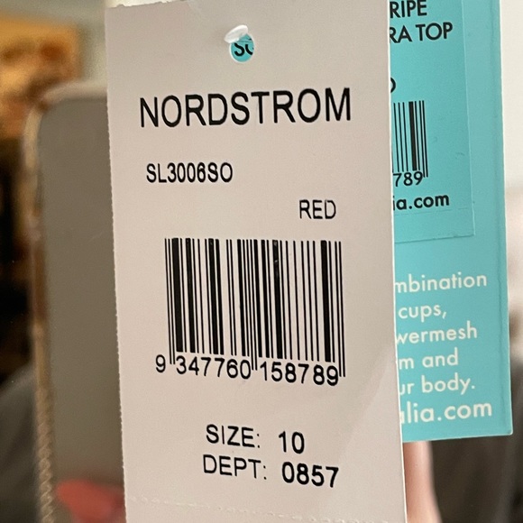 Seafolly Swim Top NWT size 10 - Picture 7 of 8